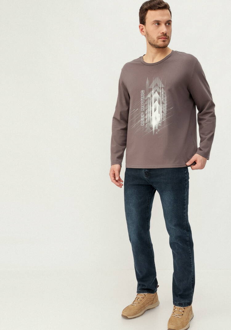 Комплект мужских лонгсливов с принтом шир.  750, рис. 32