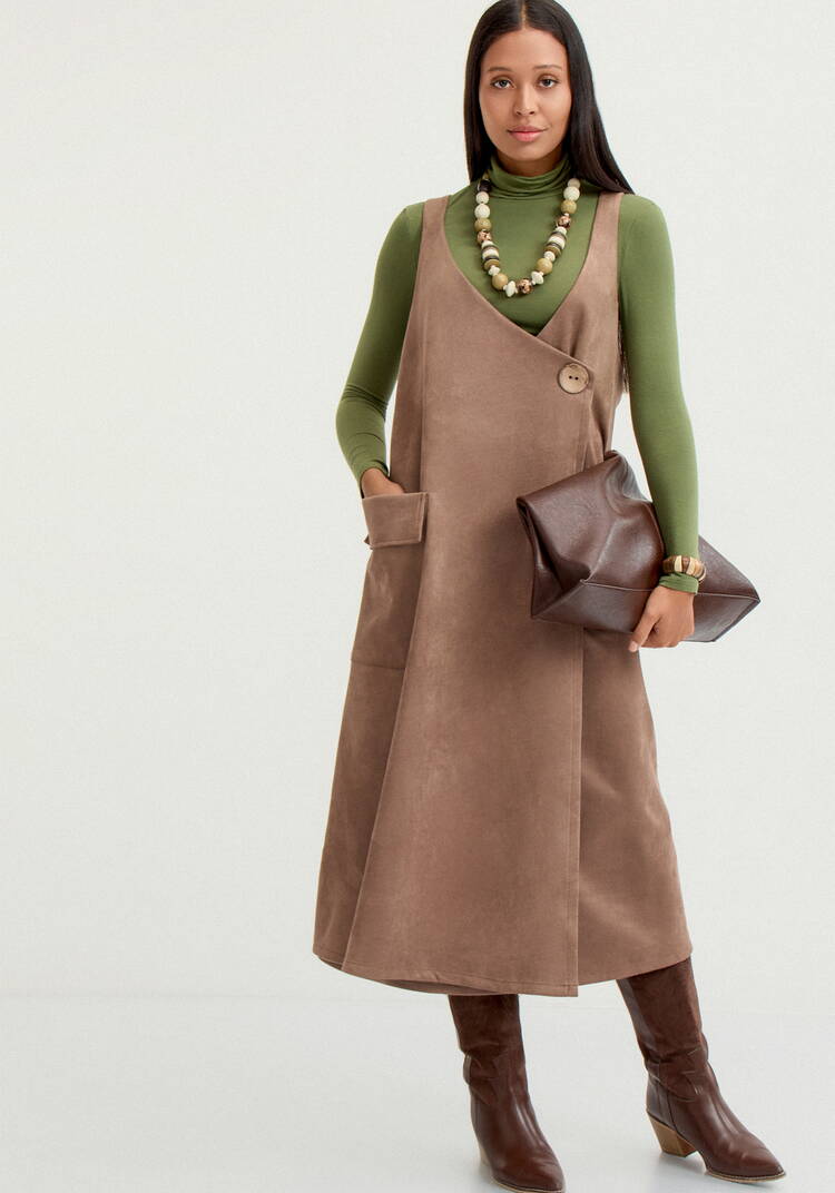 Сарафан с имитацией застёжки шир.  750, рис. 15