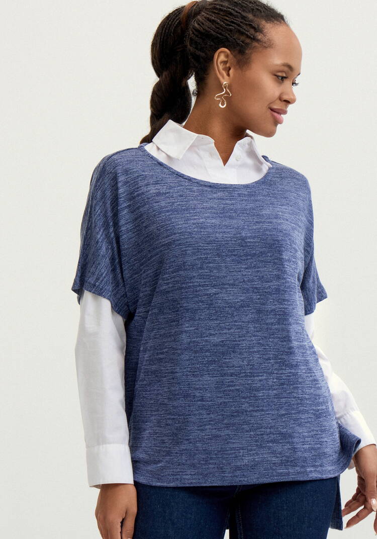 Жилет с ассиметричным низом шир.  750, рис. 19