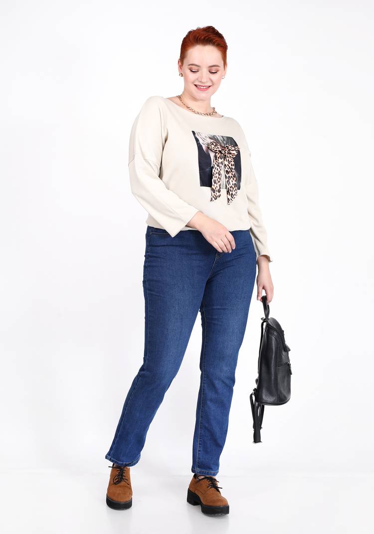 Блуза Интересный элемент шир.  750, рис. 3