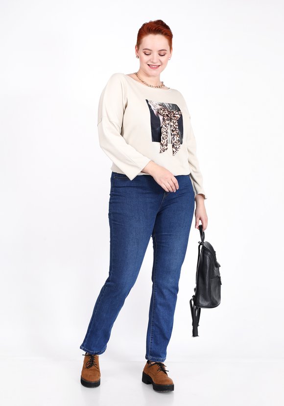 Блуза Интересный элемент шир.  580, рис. 3