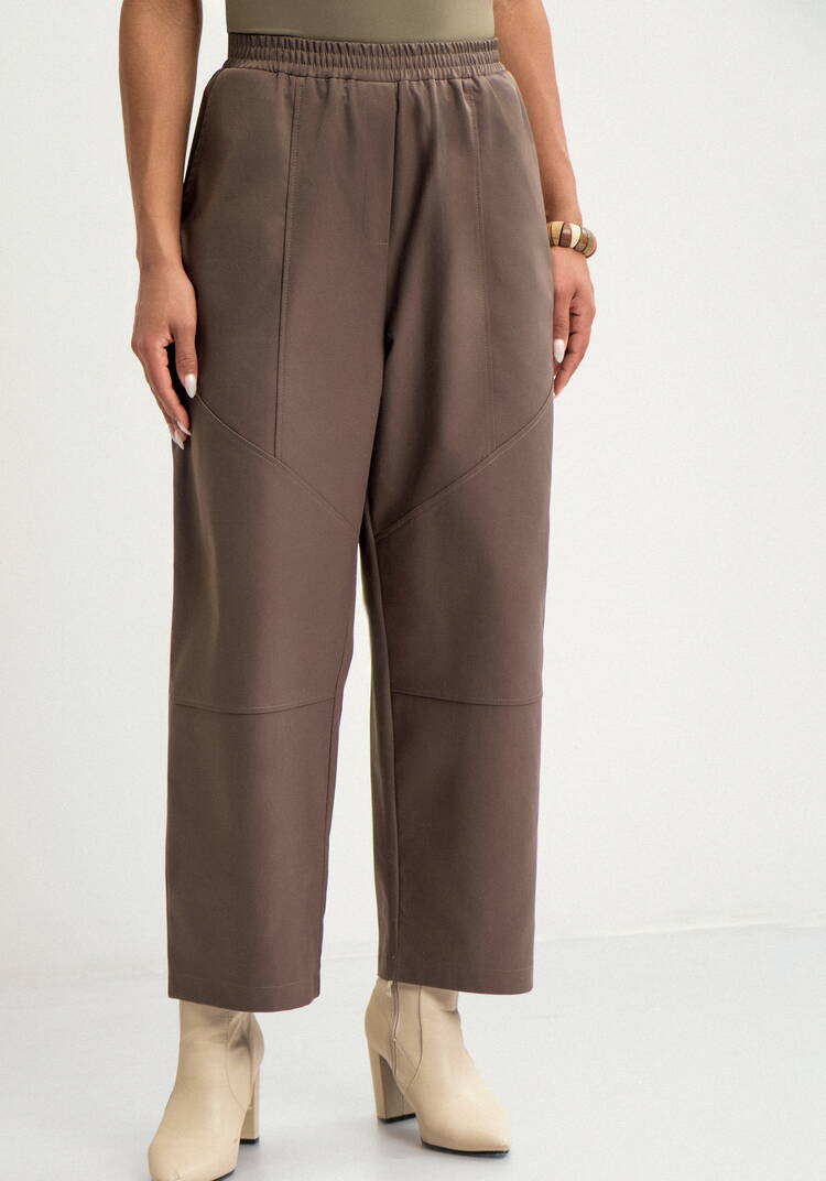 Брюки бананы с конструктивными линиями шир.  750, рис. 13