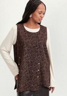 Блуза с жилетом