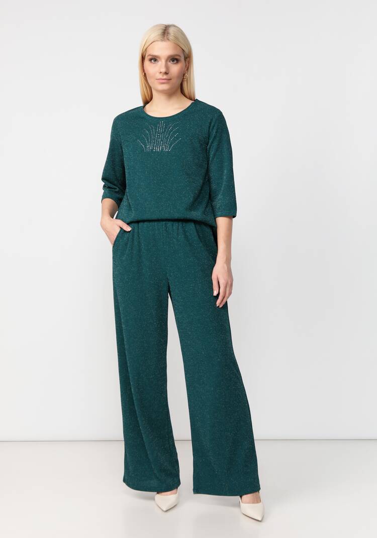 Брюки свободного кроя с метанитью шир.  750, рис. 24