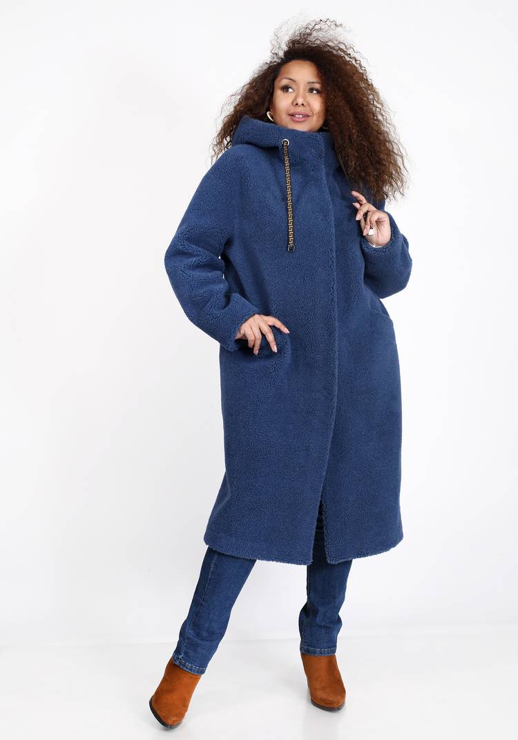 Пальто из шерсти мериноса с капюшоном шир.  750, рис. 9