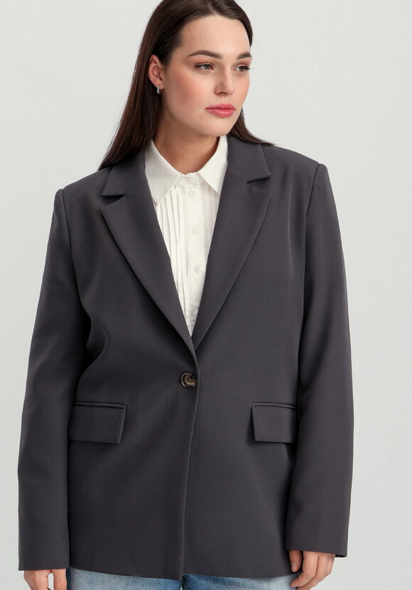 Пиджак однобортный на подкладке шир.  580, рис. 30