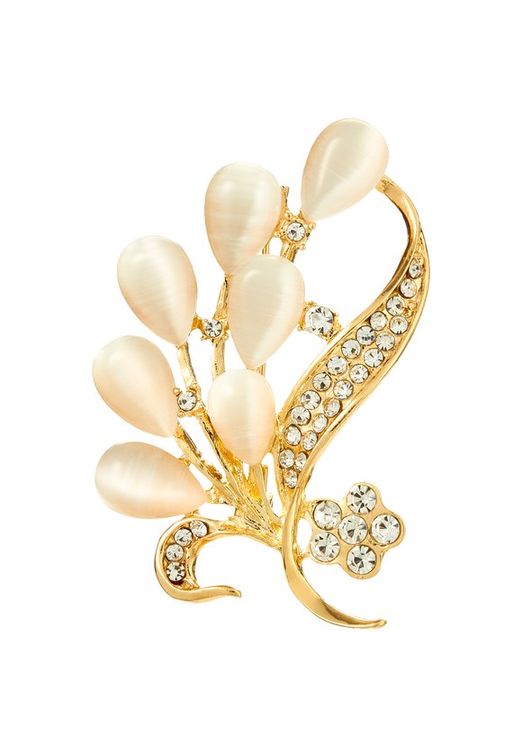 Брошь Прекрасный цветок шир.  580, рис. 1