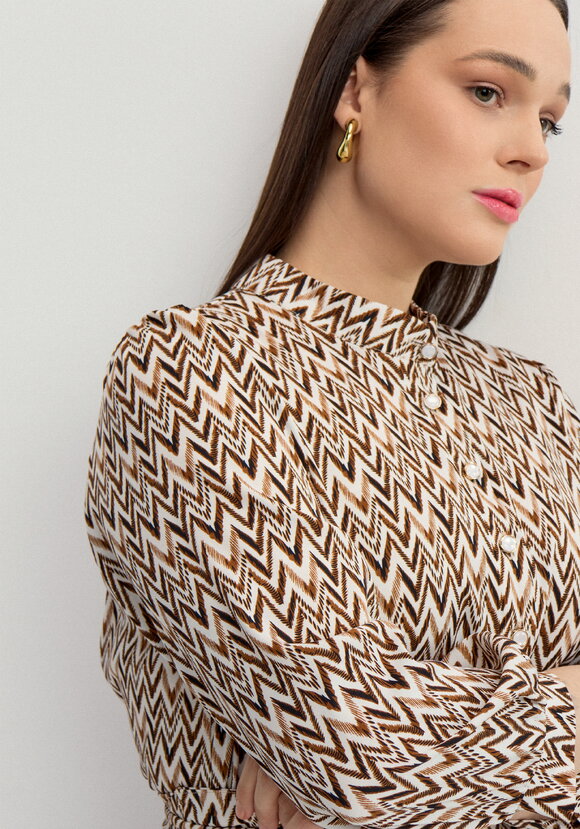 Платье свободного кроя с принтом Мирра шир.  580, рис. 12