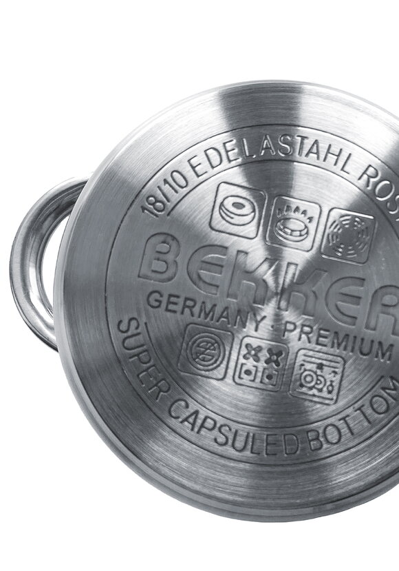 Кастрюля матовая из нержавеющей стали шир.  580, рис. 2