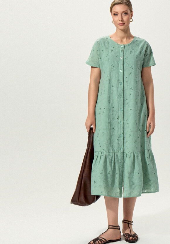 Платье ажурное с цельнокроеным рукавом шир.  580, рис. 31