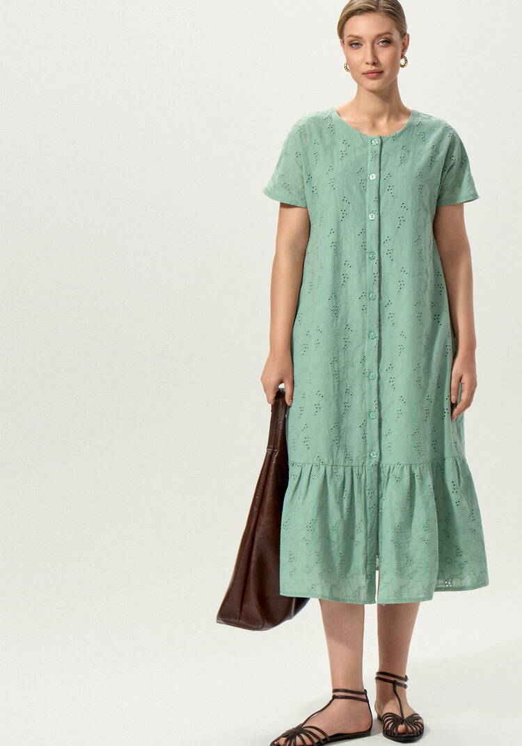 Платье ажурное с цельнокроеным рукавом шир.  750, рис. 31