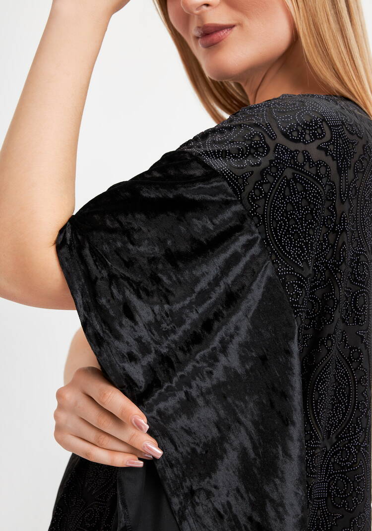 Туника из крешбархата с переливами шир.  750, рис. 5