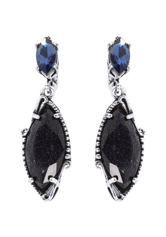 Комплект (серьги, кольцо) Капля авантюрина шир.  580, рис. 2