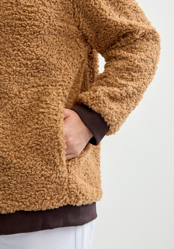 Бомбер на молнии в стиле тедди шир.  580, рис. 20