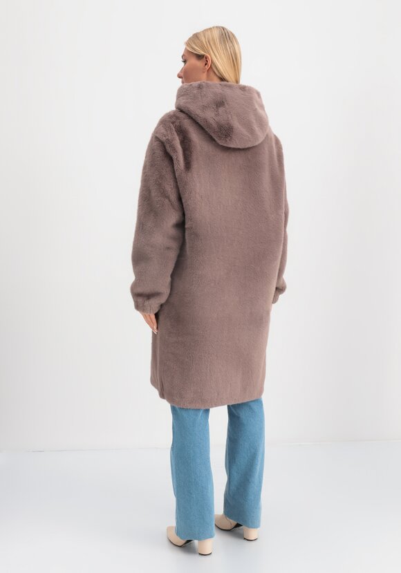 Пальто из экомеха шир.  580, рис. 23