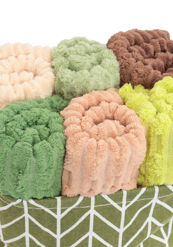 Полотенца в корзинке, 6 шт. шир.  580, рис. 2