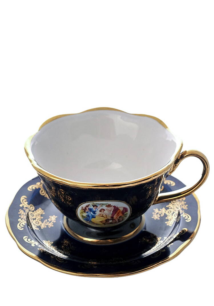 Чайная пара кобальт Мадонна, 2 шт. шир.  750, рис. 11