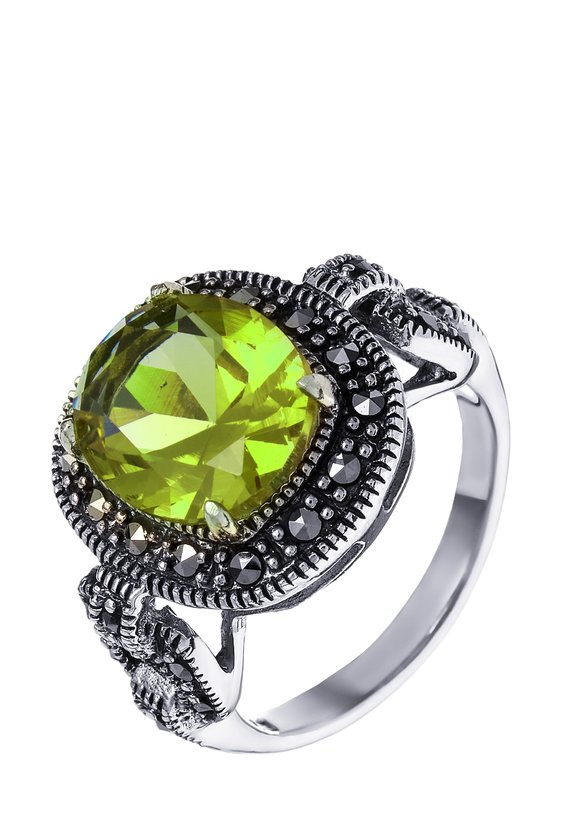 Серебряное кольцо  Луиза шир.  580, рис. 1