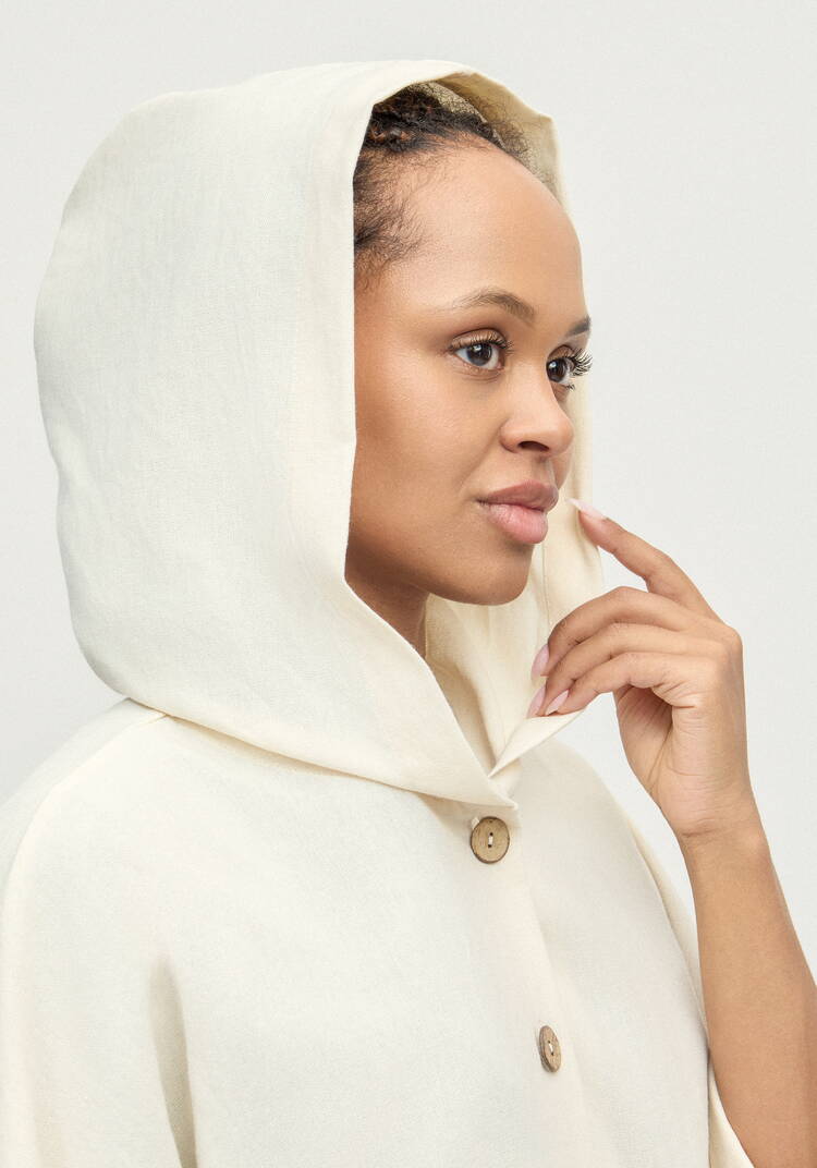 Блуза льняная с рукавами кимоно шир.  750, рис. 8