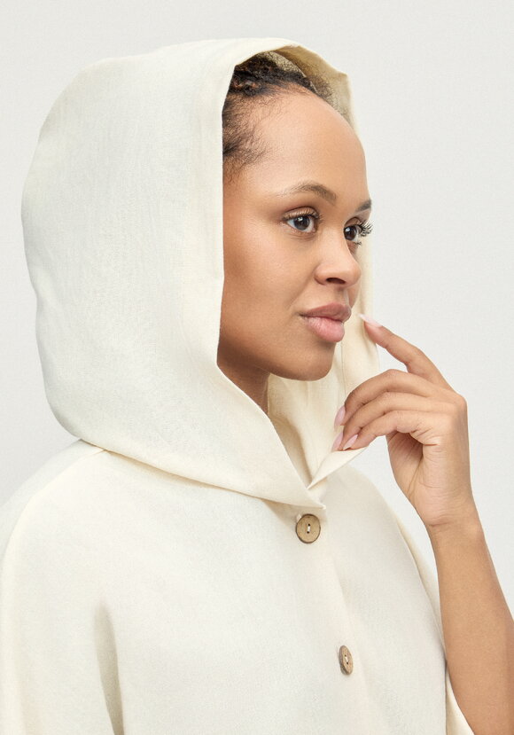 Блуза льняная с рукавами кимоно шир.  580, рис. 8