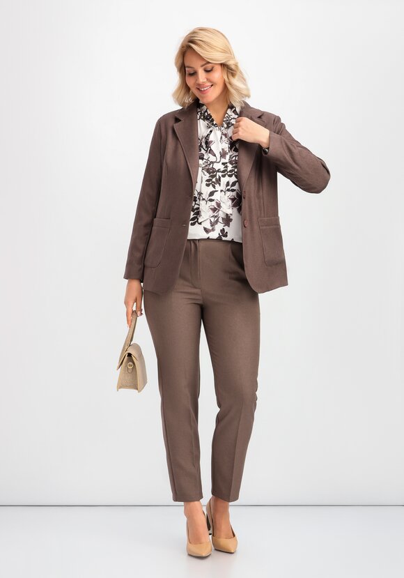 Пиджак с контрастным подкладом шир.  580, рис. 9