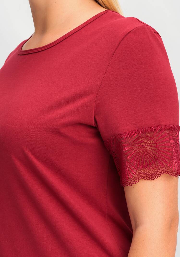 Футболка с кружевными рукавами Аманда шир.  750, рис. 5