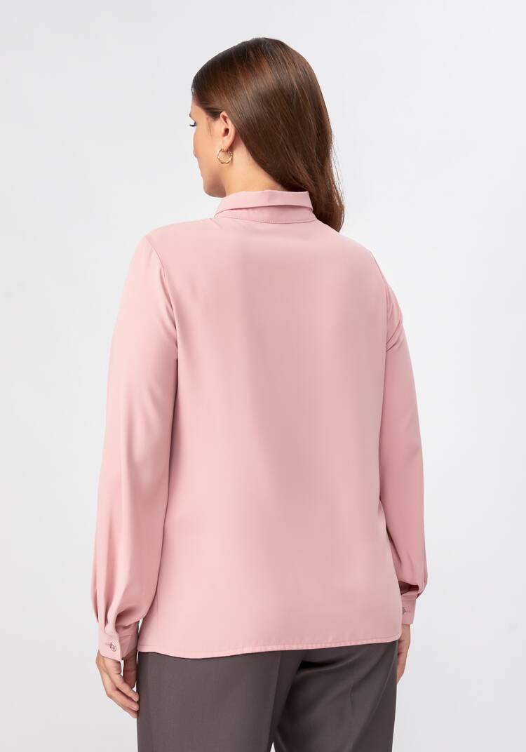 Блуза прямого кроя с ажурным кружевом шир.  750, рис. 11