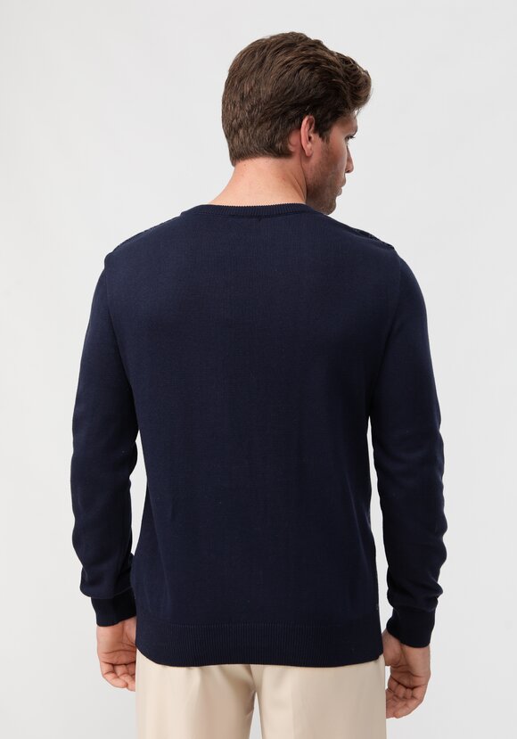 Джемпер в ромб с длинным рукавом шир.  580, рис. 3