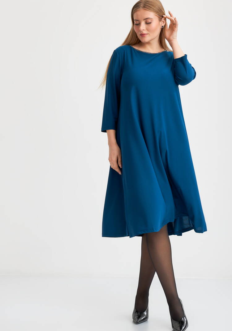 Платье с тесьмой из страз шир.  750, рис. 6