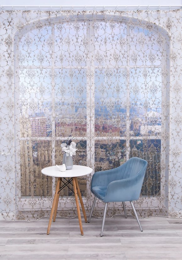 Тюль- органза Версалина шир.  580, рис. 10