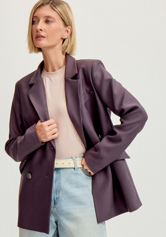 Пиджак на подкладке двубортный шир.  580, рис. 17