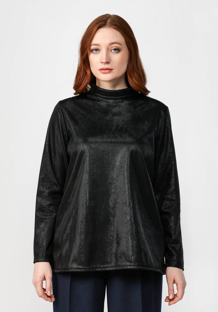 Водолазка с люрексом шир.  750, рис. 29