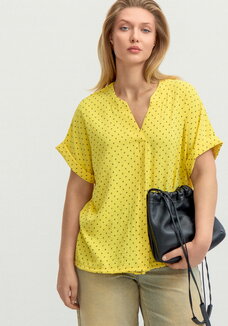 Блуза на кулиске по низу Мира