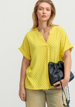 Блуза на кулиске по низу Мира