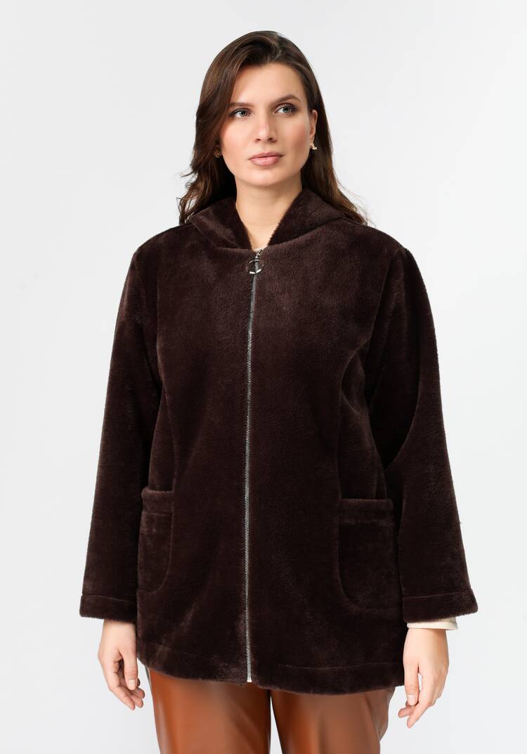 Толстовка плюшевая на молнии с капюшоном шир.  750, рис. 11