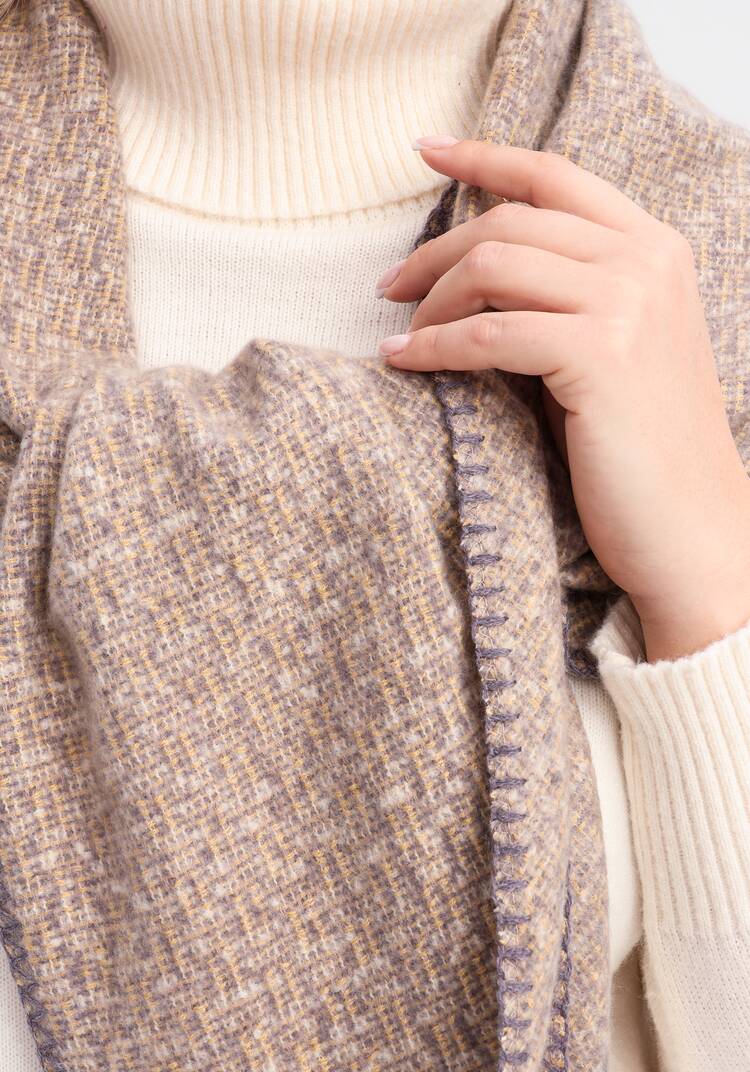 Платок согревающий из кашемира и шерсти шир.  750, рис. 9