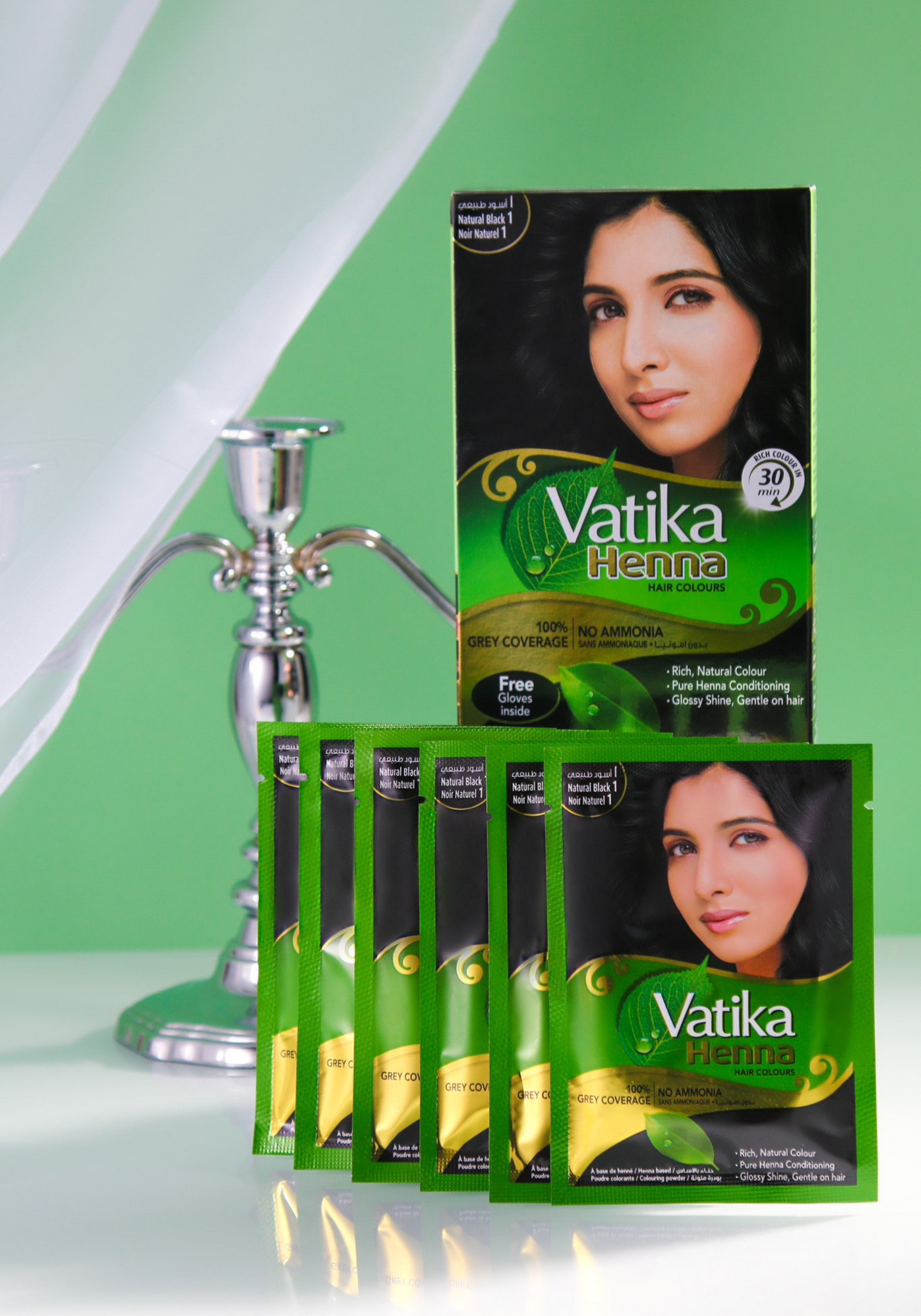 

Индийская хна для волос Dabur