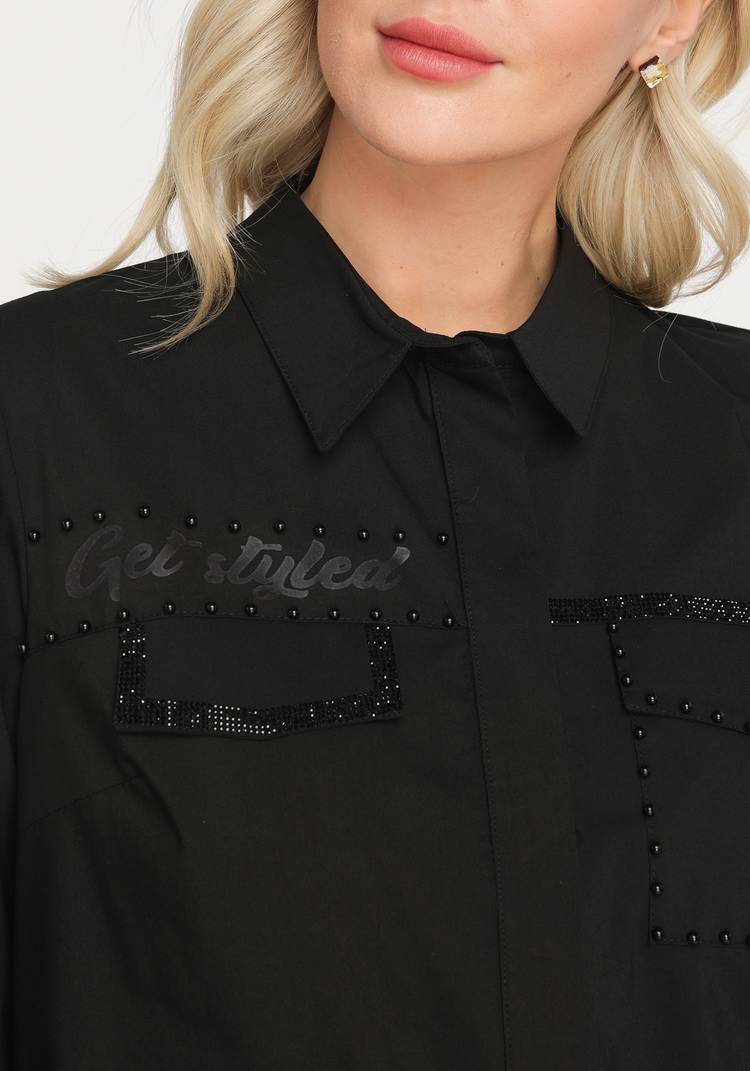 Рубашка украшенная бисером шир.  750, рис. 8