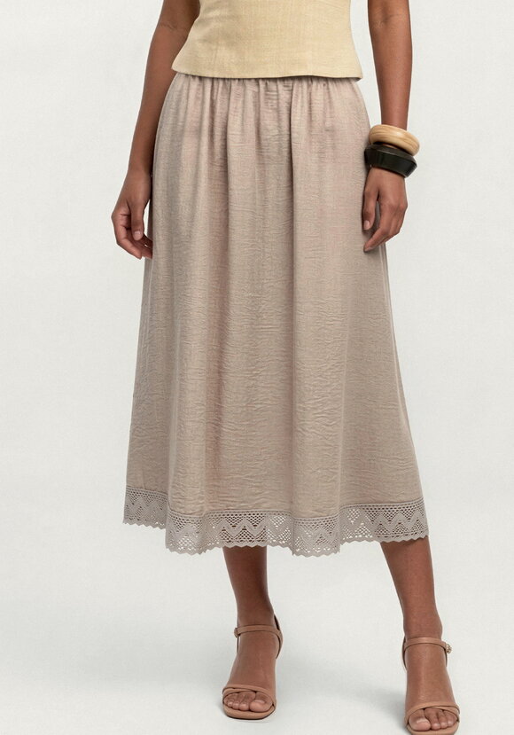 Юбка изо льна Магия кружева шир.  580, рис. 10