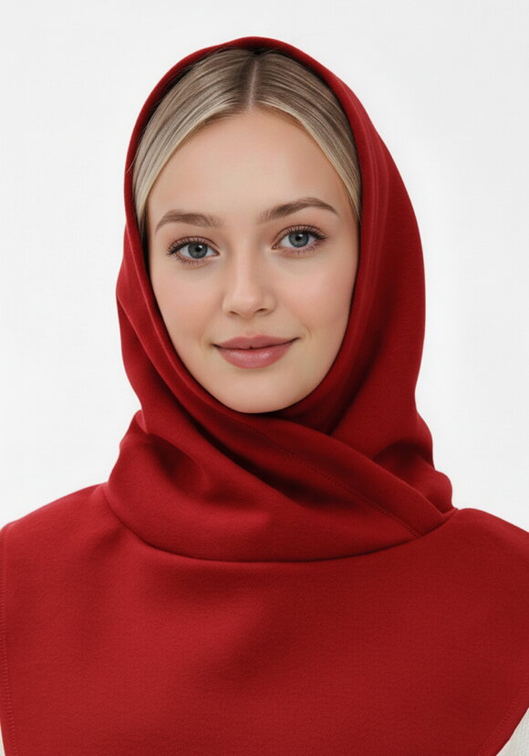 Капор с манишкой из флиса шир.  580, рис. 13