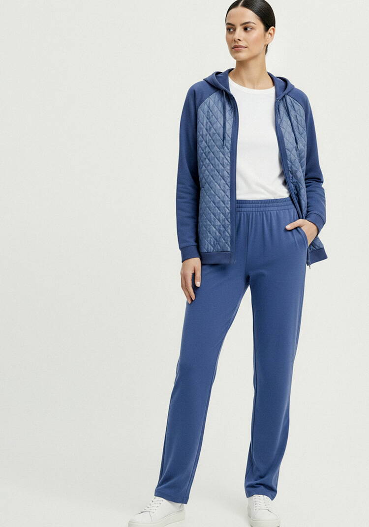 Бомбер с капюшоном из комбинированной ткани шир.  750, рис. 25