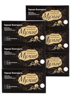 Свечи Мумие, антибактериальные, 6 шт.