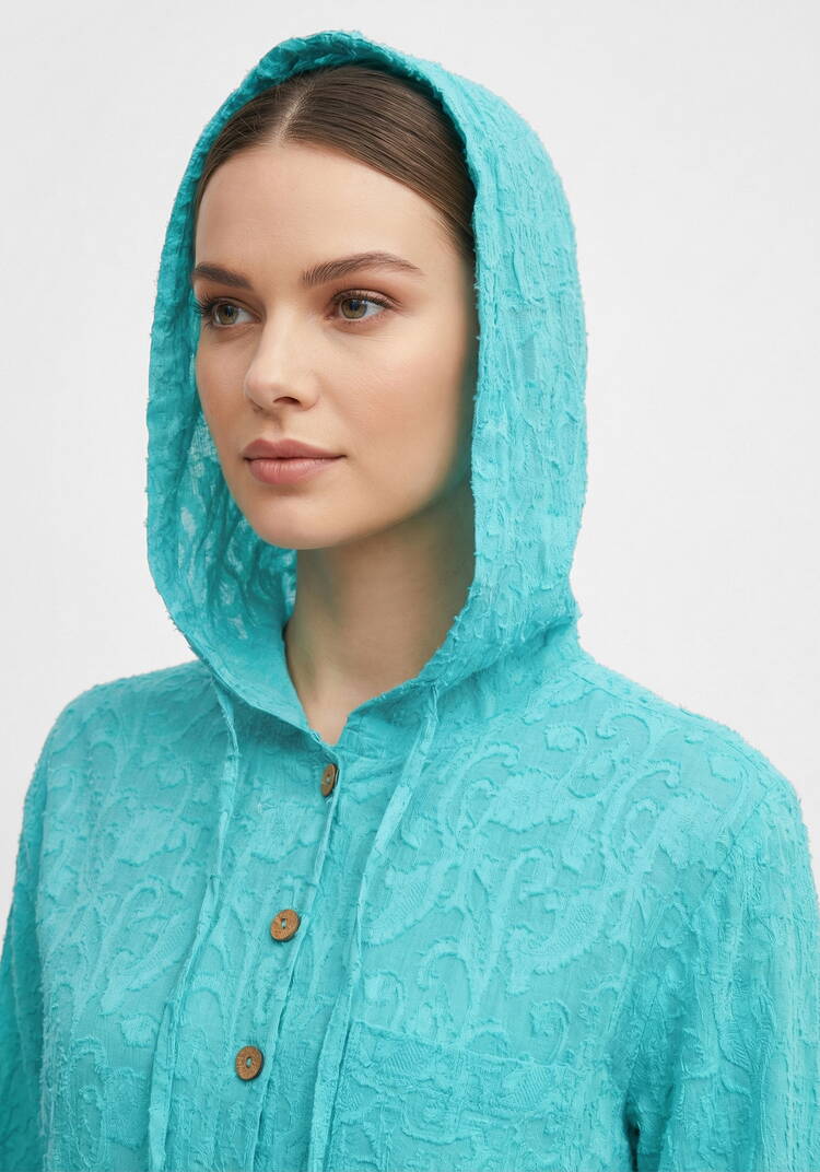 Платье-накидка из индийского хлопка шир.  750, рис. 25