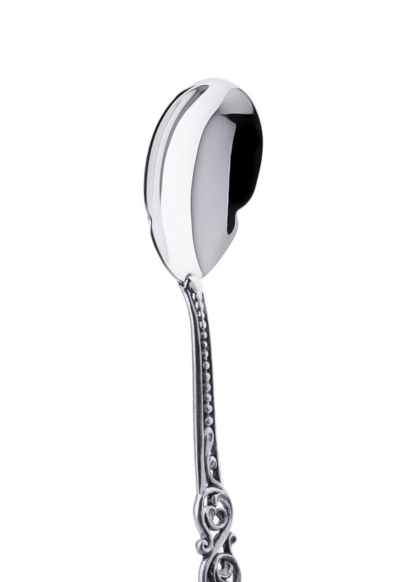 Набор серебряный Кружевные узоры шир.  580, рис. 4