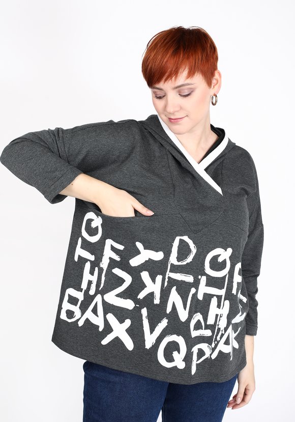 Свитшот Танец букв шир.  580, рис. 5