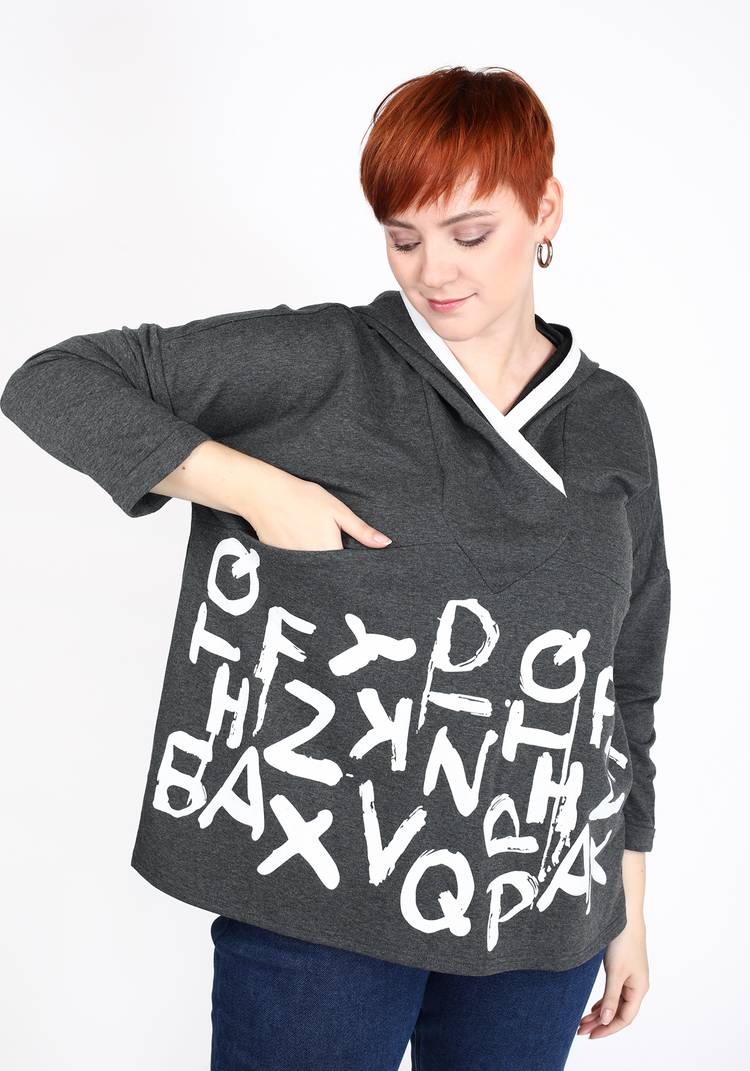 Свитшот Танец букв шир.  750, рис. 5