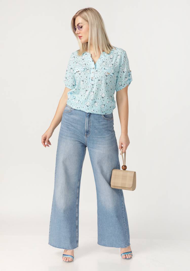 Блуза Солнечный сад шир.  750, рис. 4