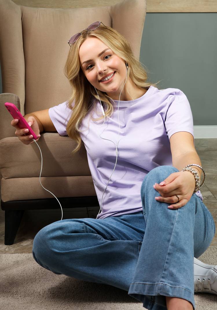 Футболка женская свободного кроя шир.  750, рис. 27