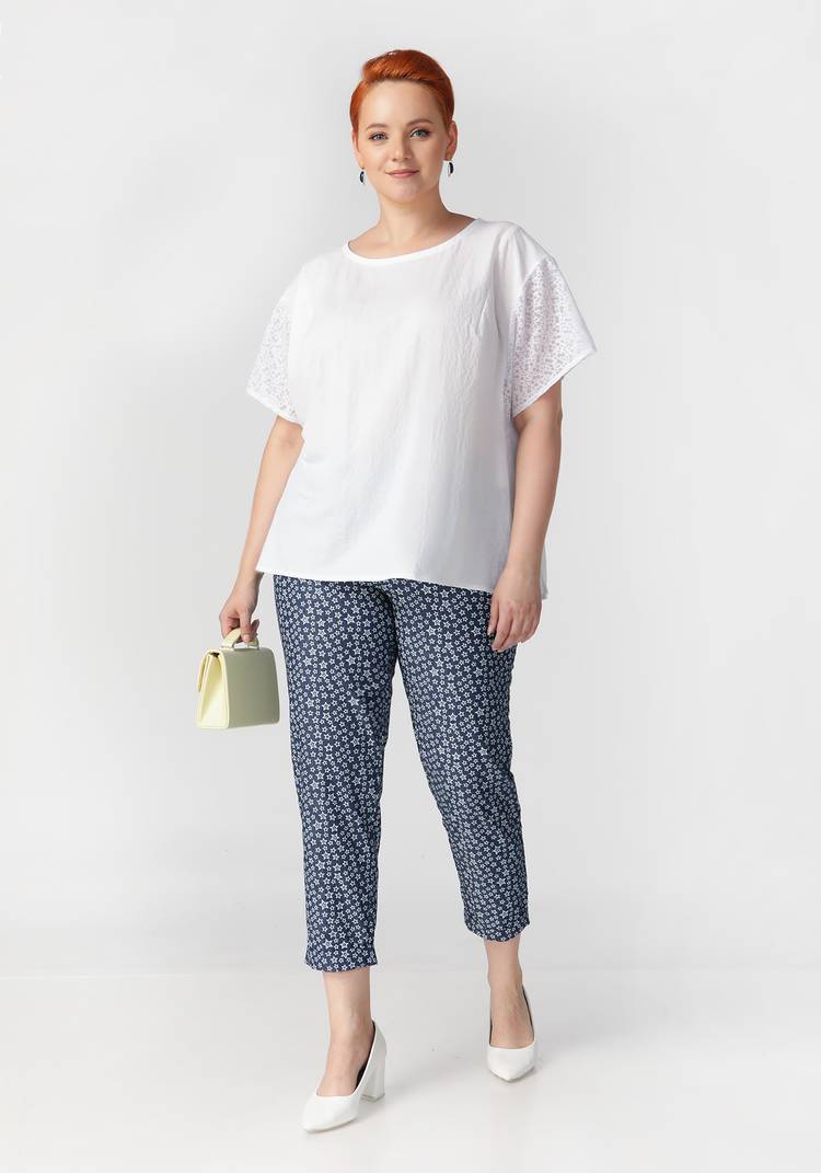 Блуза Грациозная леди шир.  750, рис. 4