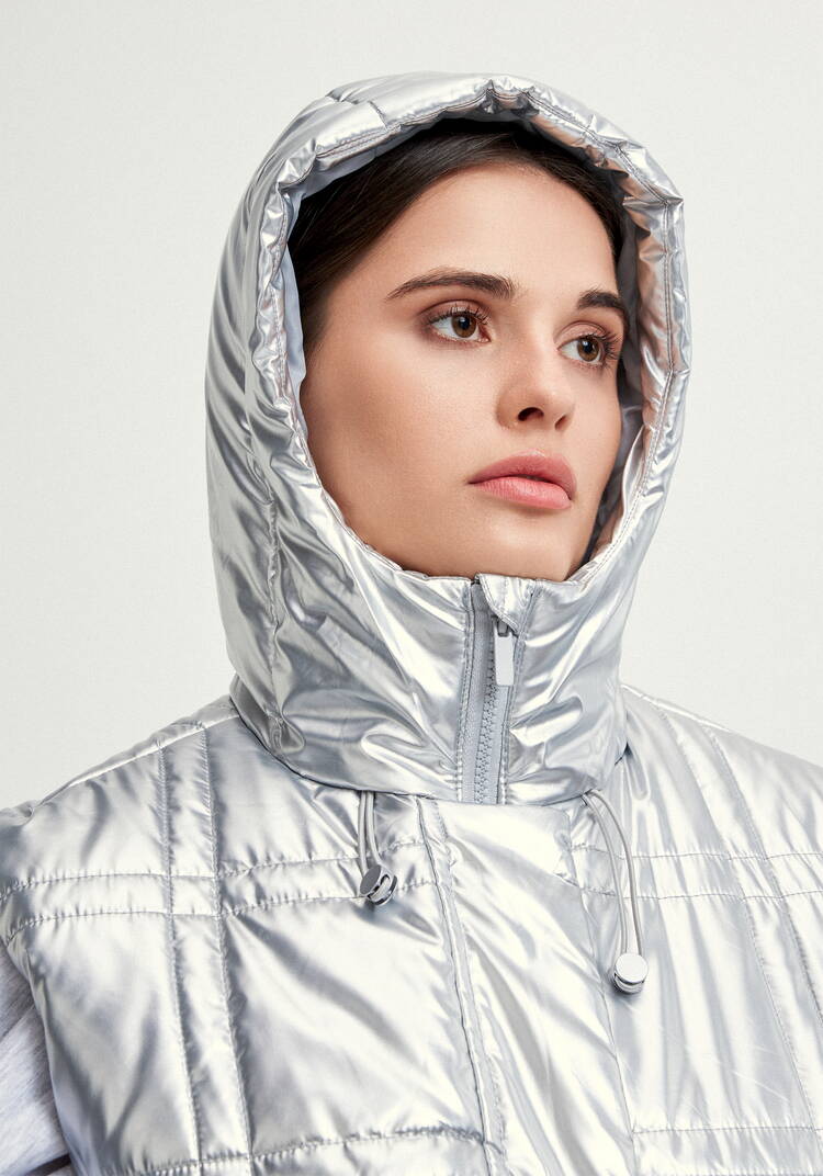 Жилет стеганый метализированный шир.  750, рис. 14